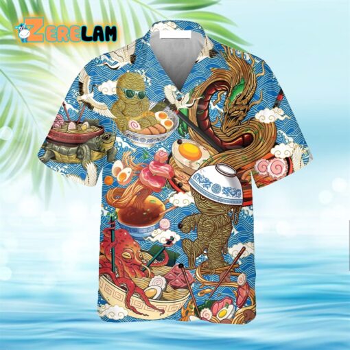 Ramen Fixes Everything Cool Hawaiian Shirt