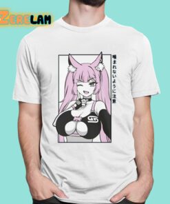 Gamersupps Waifu Frisky Kitty Shirt 16 1