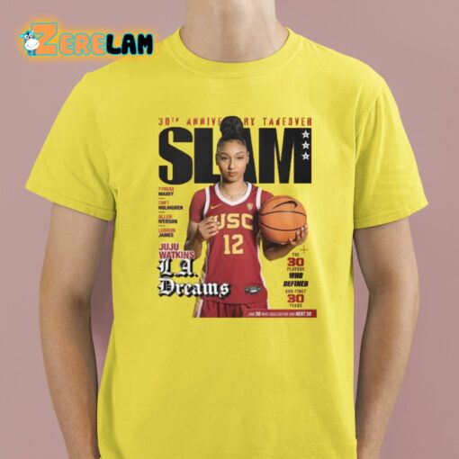 Gavin Morris Juju Watkins Slam 30th Anniversary Takeover Shirt