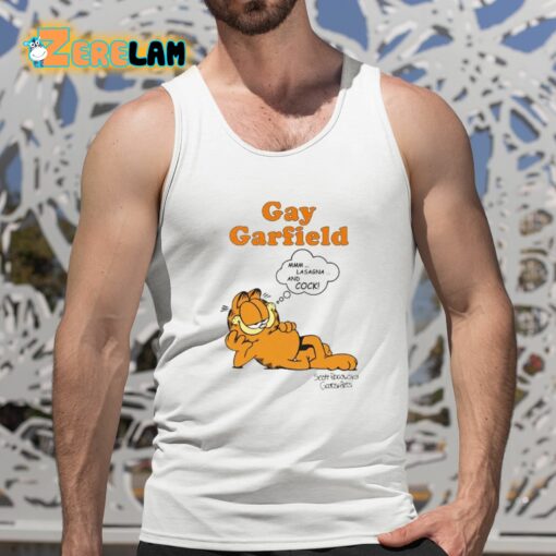 Gay Garfield Mmm Lasagna And Cock Scott Rogowsky Shirt