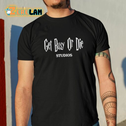 Get Busy Or Die Studios Herry Chopper And The Deathly Hallows Shirt