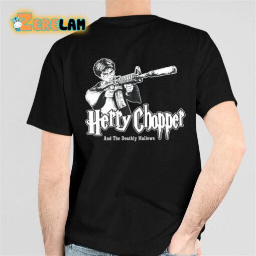 Get Busy Or Die Studios Herry Chopper And The Deathly Hallows Shirt