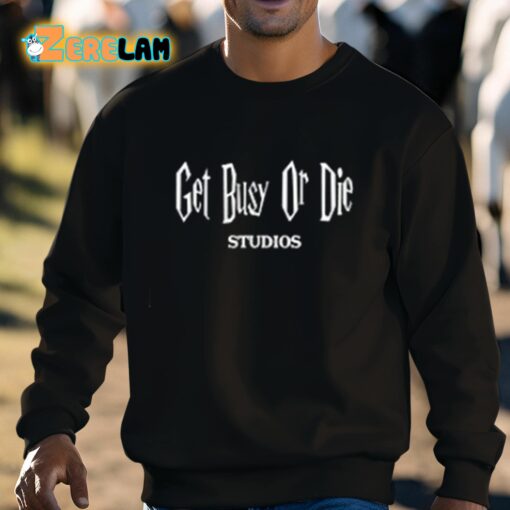 Get Busy Or Die Studios Herry Chopper And The Deathly Hallows Shirt