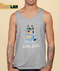 Girl Dad Cartoon Shirt 4