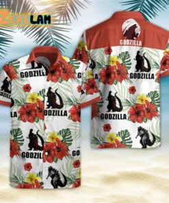 Godzilla Flower Hawaiian Shirt