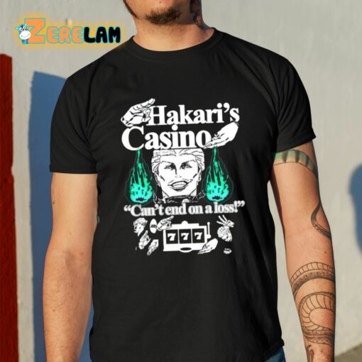 Hakari’s Casino Can’t End On A Loss Shirt