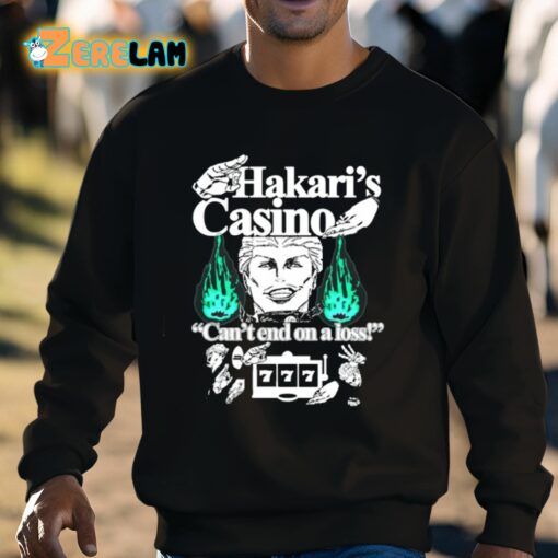 Hakari’s Casino Can’t End On A Loss Shirt