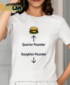 Hamburger Quarter Pounder Daughter Pounder Shirt 12 1