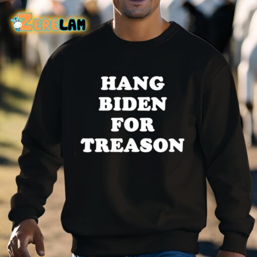 Hang Biden For Treason Shirt