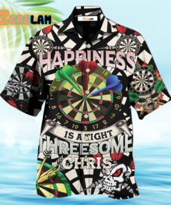 Happiness Is A Tight Threesome Chris Hawaiian Shirt