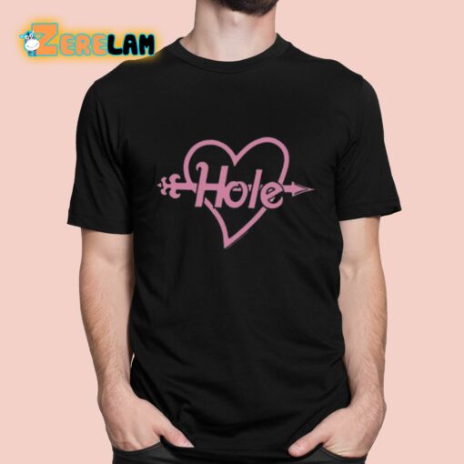 Heart Arrowed Hole Eye Shirt