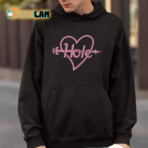 Heart Arrowed Hole Eye Shirt