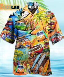 Bus Love Beach Summer Hawaiian Shirt