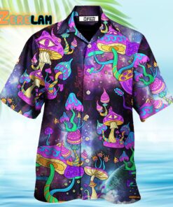 Hippie Mushroom Hippie Life Lover Hawaiian Shirt