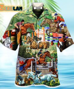 Human And Horse Funny Hawaiian Shirt