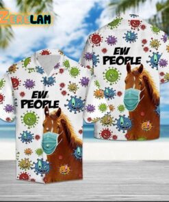 Horse Ew People Hawaiian Shirt