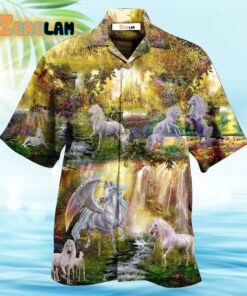 Horse Fly To Paradise Hawaiian Shirt