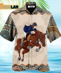 Horse Horseback Riding Hawaiian Shirt