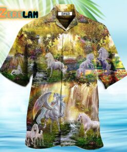 Horse Mysterious Paradise Hawaiian Shirt