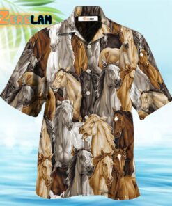 Horse Vintage Unique Hawaiian Shirt