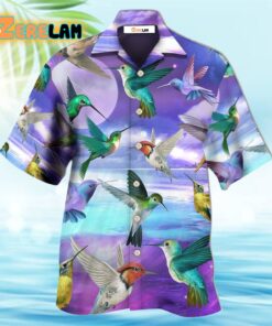 Hummingbird In A Fantasy World Hawaiian Shirt