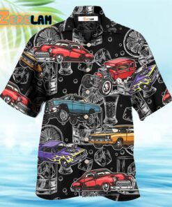 I Like Muscle Cars And Whiskey Hawaiian Shirt