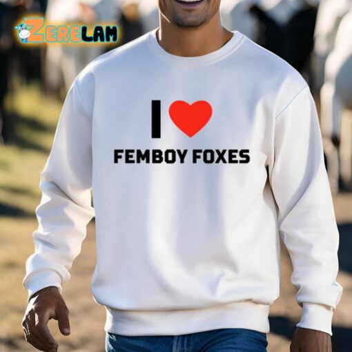 I Love Femboy Foxes Shirt