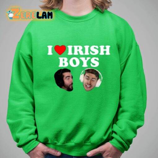 I Love Irish Boys Nogla Terroriser Shirt