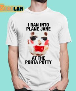 I Ran Into Plane Jane At The Porta Potty Shirt 16 1