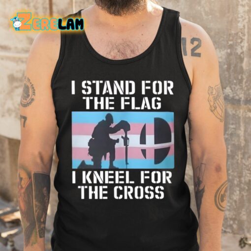 I Stand For The Flag I Kneel For The Cross Shirt