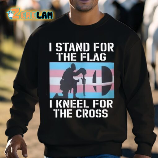 I Stand For The Flag I Kneel For The Cross Shirt