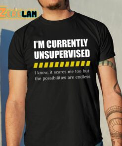 I’m Currently Unsupervised I Know It Scares Me Too But The Possibilities Are Endless Shirt