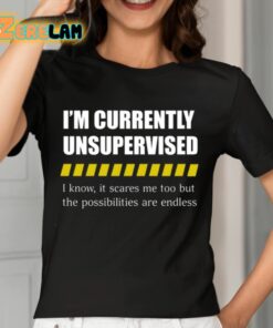 Im Currently Unsupervised I Know It Scares Me Too But The Possibilities Are Endless Shirt 7 1