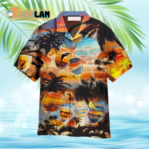 It’s Time For Wine Summer Hawaiian Shirt