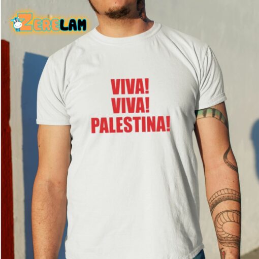 Julio Torres Viva Viva Palestina Shirt