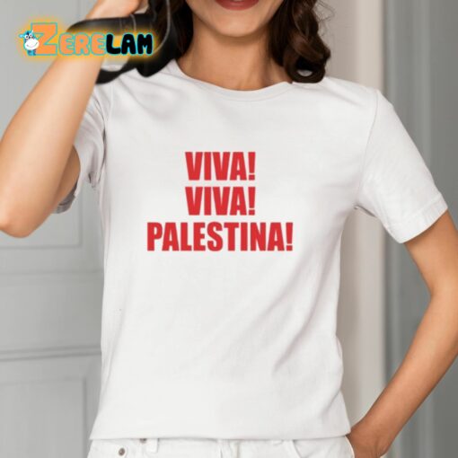 Julio Torres Viva Viva Palestina Shirt