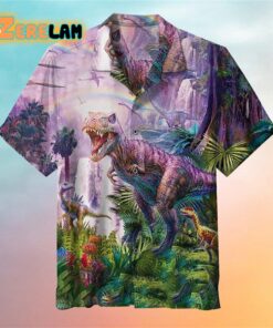 Jurassic Dinosaur Hawaiian Shirt
