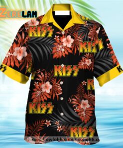 Kiss Flower Hawaiian Shirt