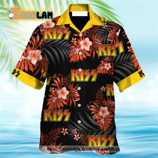 Kiss Flower Hawaiian Shirt