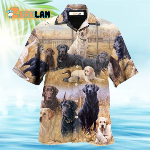 Labrador Retriever Hunting Dog Lovely Hawaiian Shirt