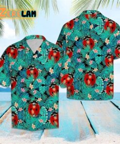 Ladybug Tropical Hawaiian Shirt