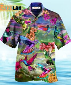 Life Is Better With A Hummingbird Hawaiian Shirt