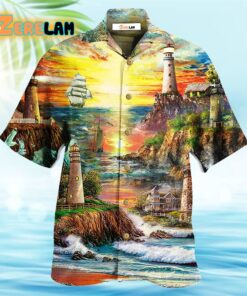 Lighthouse Love Ocean Hawaiian Shirt