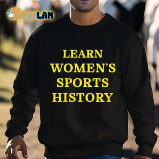 Lindsay Gibbs Learn Women’s Sports History Shirt