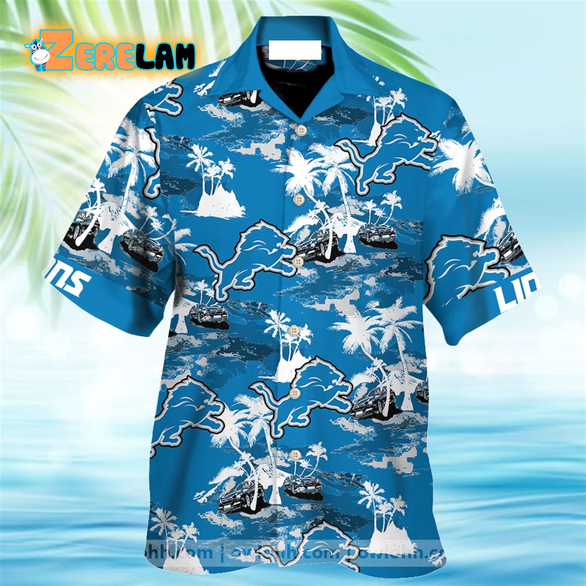Lions Tommy Bahama Hawaiian Shirt - Zerelam