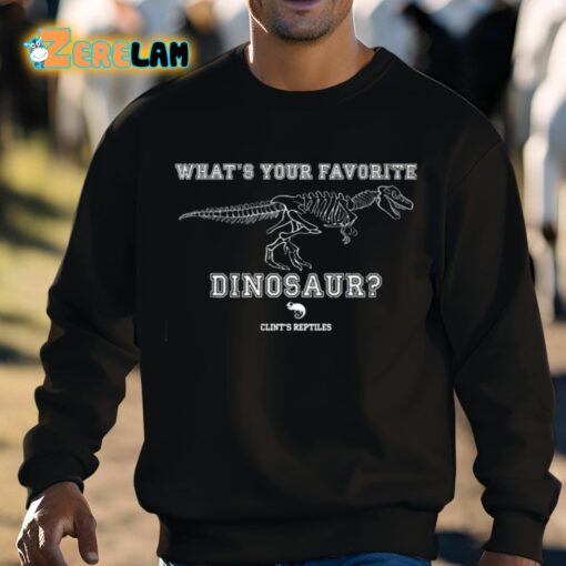 Liv Agar What’s Your Favorite Dinosaur Clint’s Reptiles Shirt