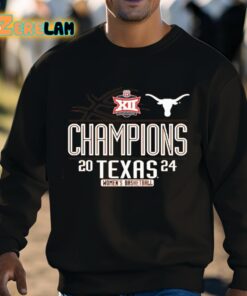 Longhorns 2024 Big 12 Womens Basketball Conference Tournament Champions Shirt 8 1