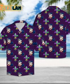 Louisiana Fleur De Lis Mardi Hawaiian Shirt