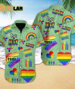 Love Is Love Lgbt Pride Hawaiian Shirt