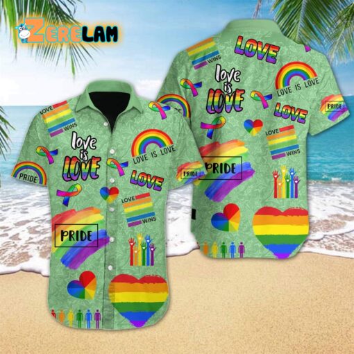 Love Is Love Lgbt Pride Hawaiian Shirt